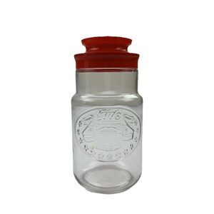 Vintage Liberty Bell Jar 1776 1976 Bicentennial Plastic Lid Maxwell House Coffee